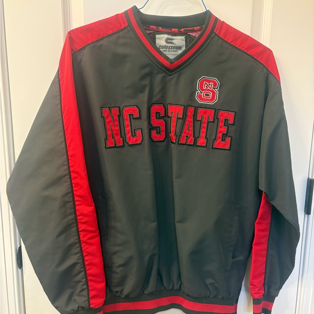 NC State lined windbreaker